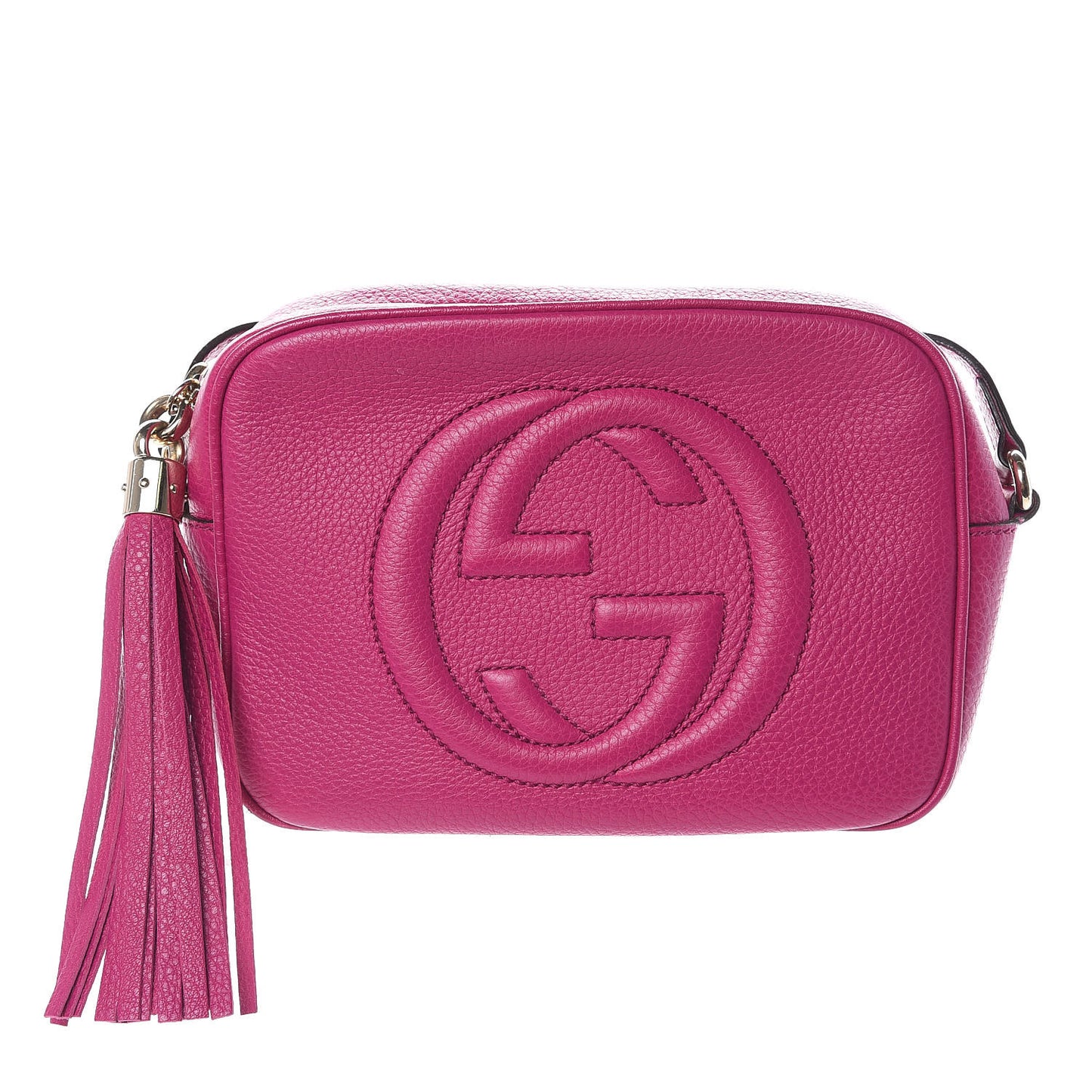 Cellarius Calfskin Small Soho Disco Bag Bright Bouganville