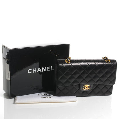 Chanel Lambskin Medium Double Flap Black 5 of 9