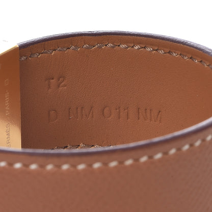 Hermes Epsom Collier de Chien 24 Bracelet T2 Gold 5 of 7