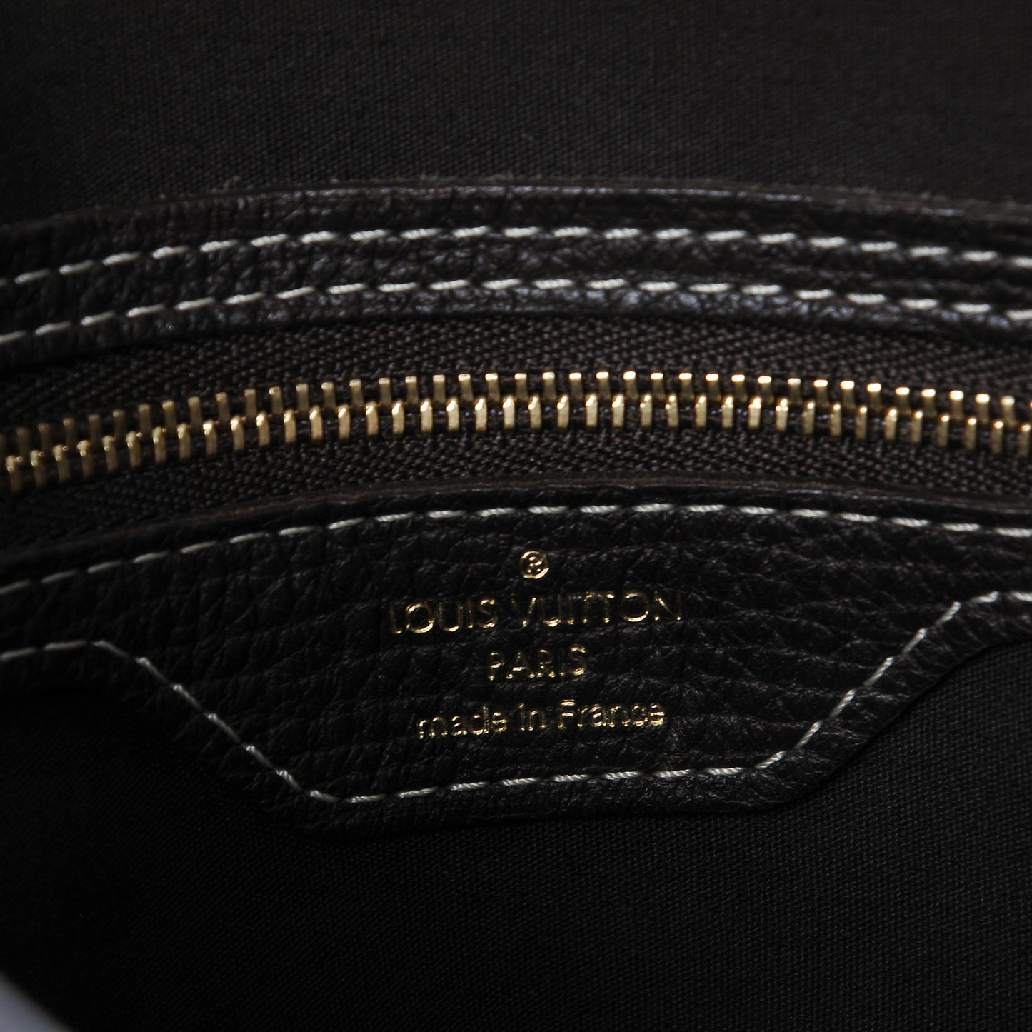 Mini Lin Monogram Bucket Bag Ebene