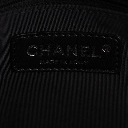 Chanel Vinyl Lipstick Ligne Tote Dark Navy Blue 6 of 7