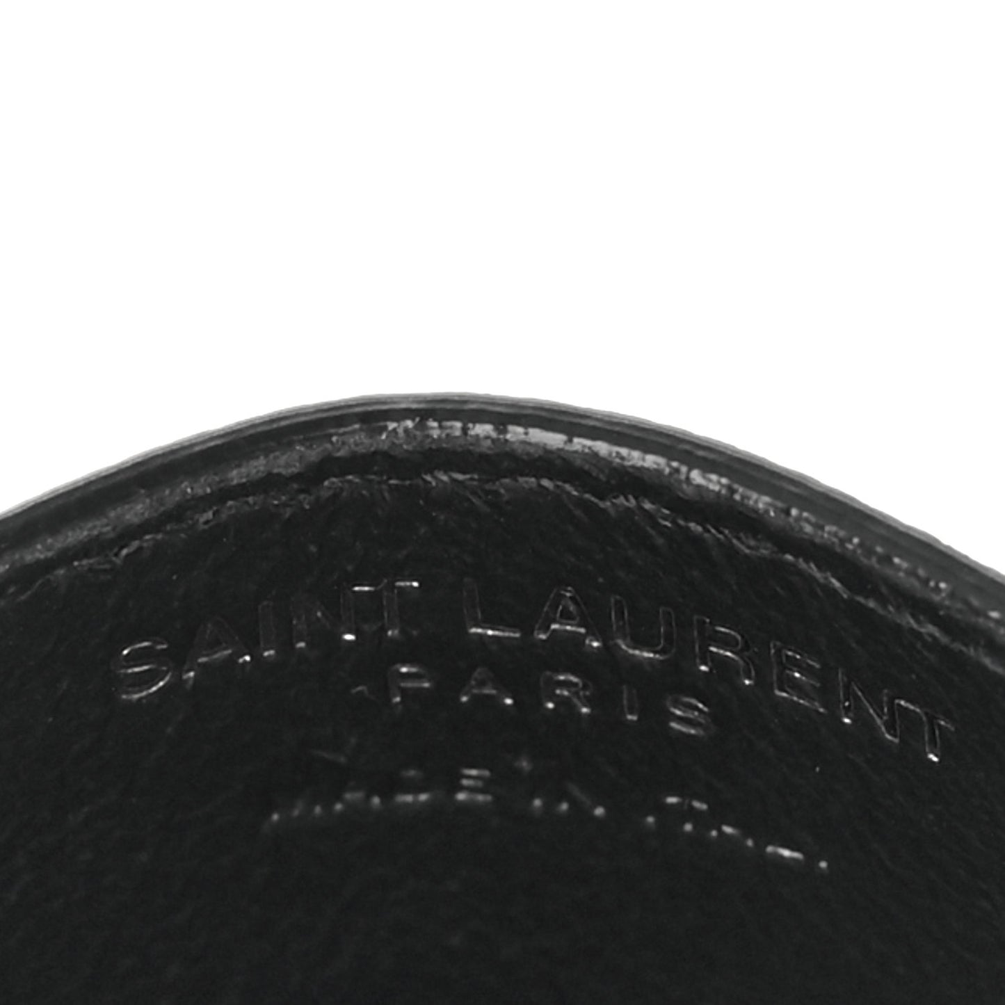 Grain De Poudre Matelasse Chevron Monochrome Monogram Credit Card Case Black