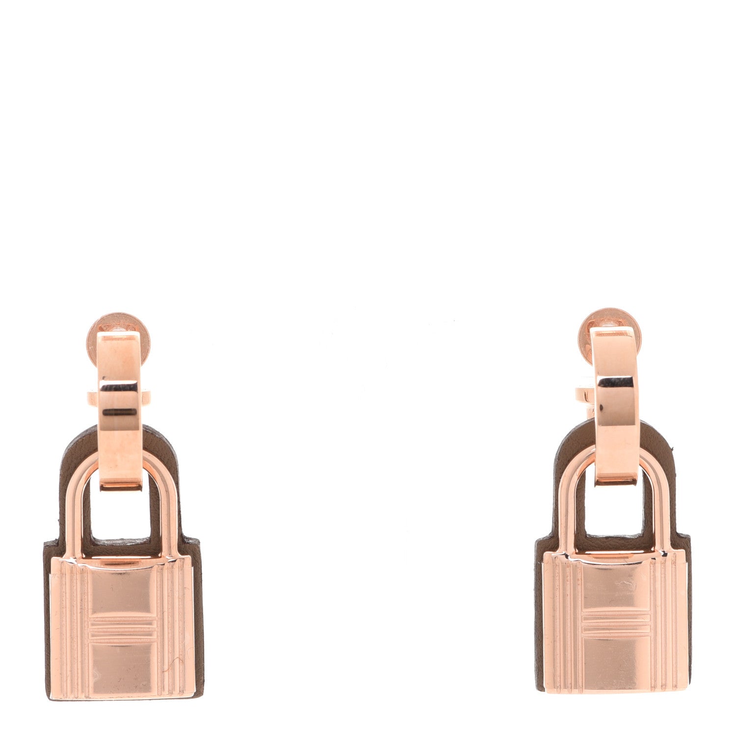 Hermes Swift O'Kelly Earrings Etoupe 1 of 6