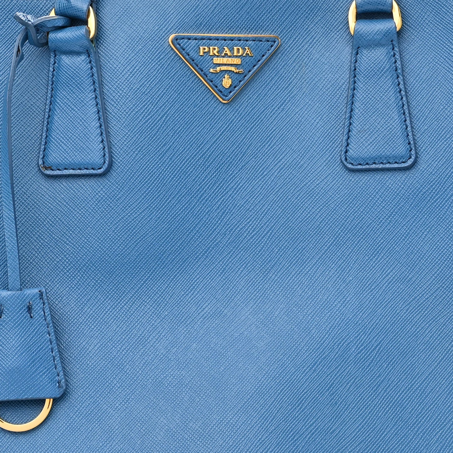 Saffiano Lux Large Galleria Double Zip Tote Cobalto