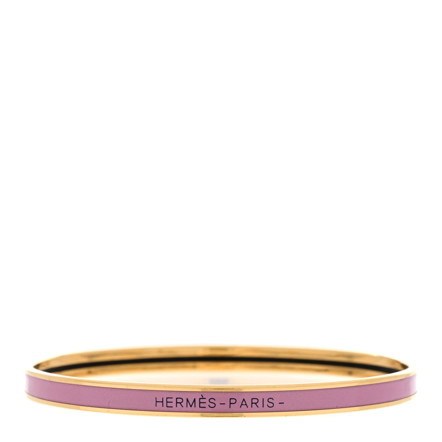 Hermes Enamel Uni Bangle Rose Dragee 1 of 5