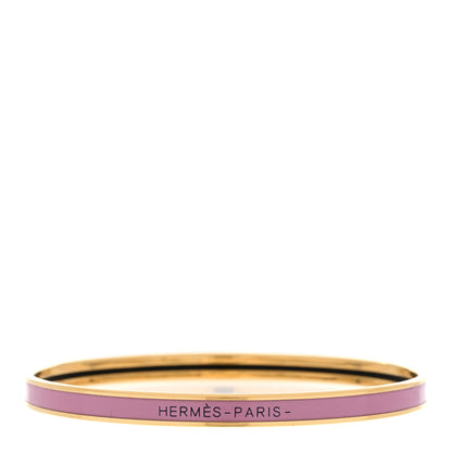 Hermes Enamel Uni Bangle Rose Dragee 1 of 5
