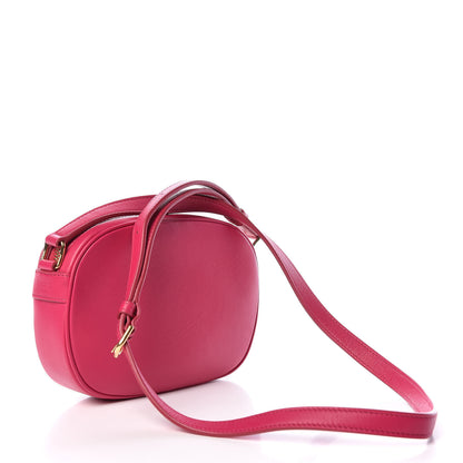 Celine Calfskin Quilted Small C Charm Bag Pink 3 of 9
