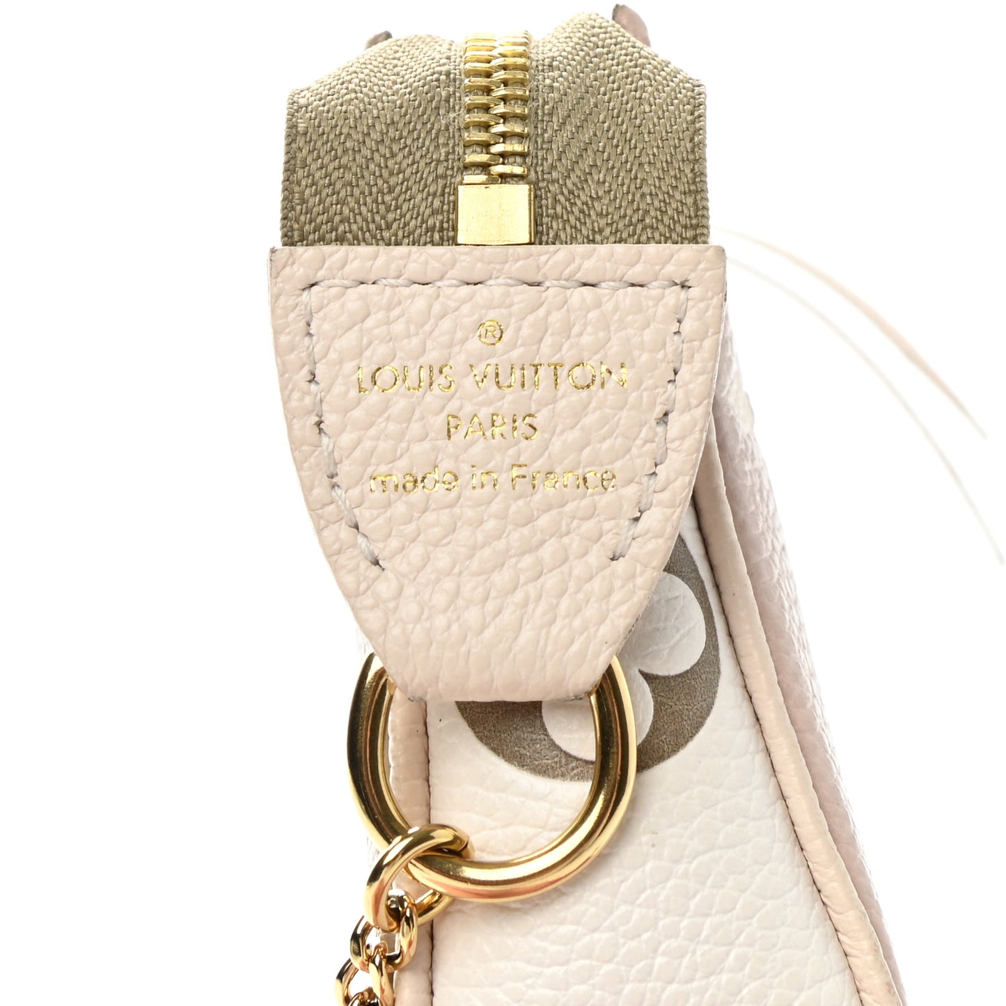Empreinte Spring in the City Mini Pochette Accessories Kaki Beige Cream