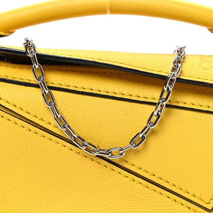 Loewe Calfskin Nano Puzzle Bag Yellow 8 of 10