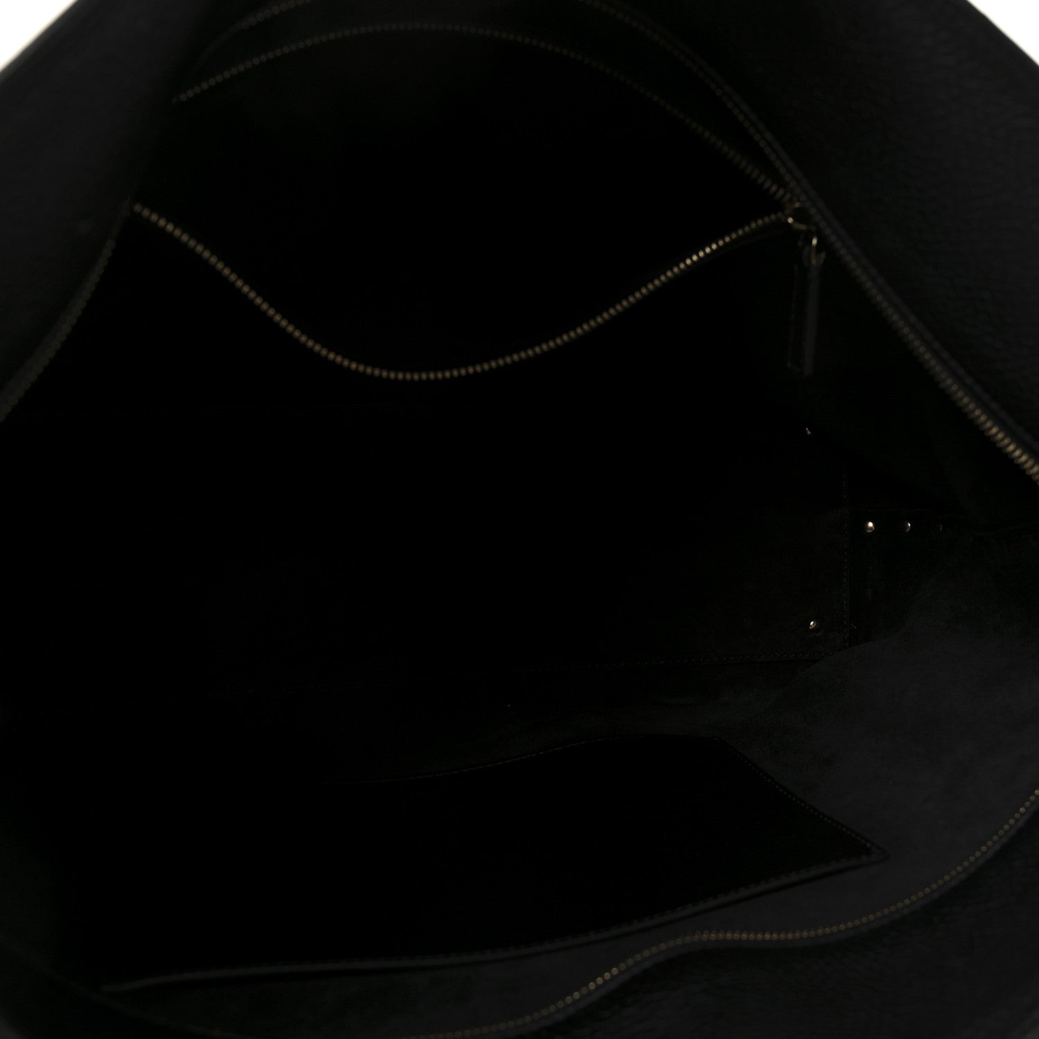 Valentino Garavani Grained Calfskin Rockstud Shopping Bag Black 5 of 9