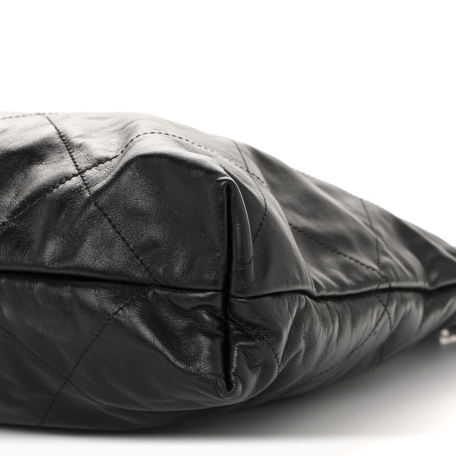 Chanel Shiny Calfskin Quilted Chanel 22 Black 11 of 12