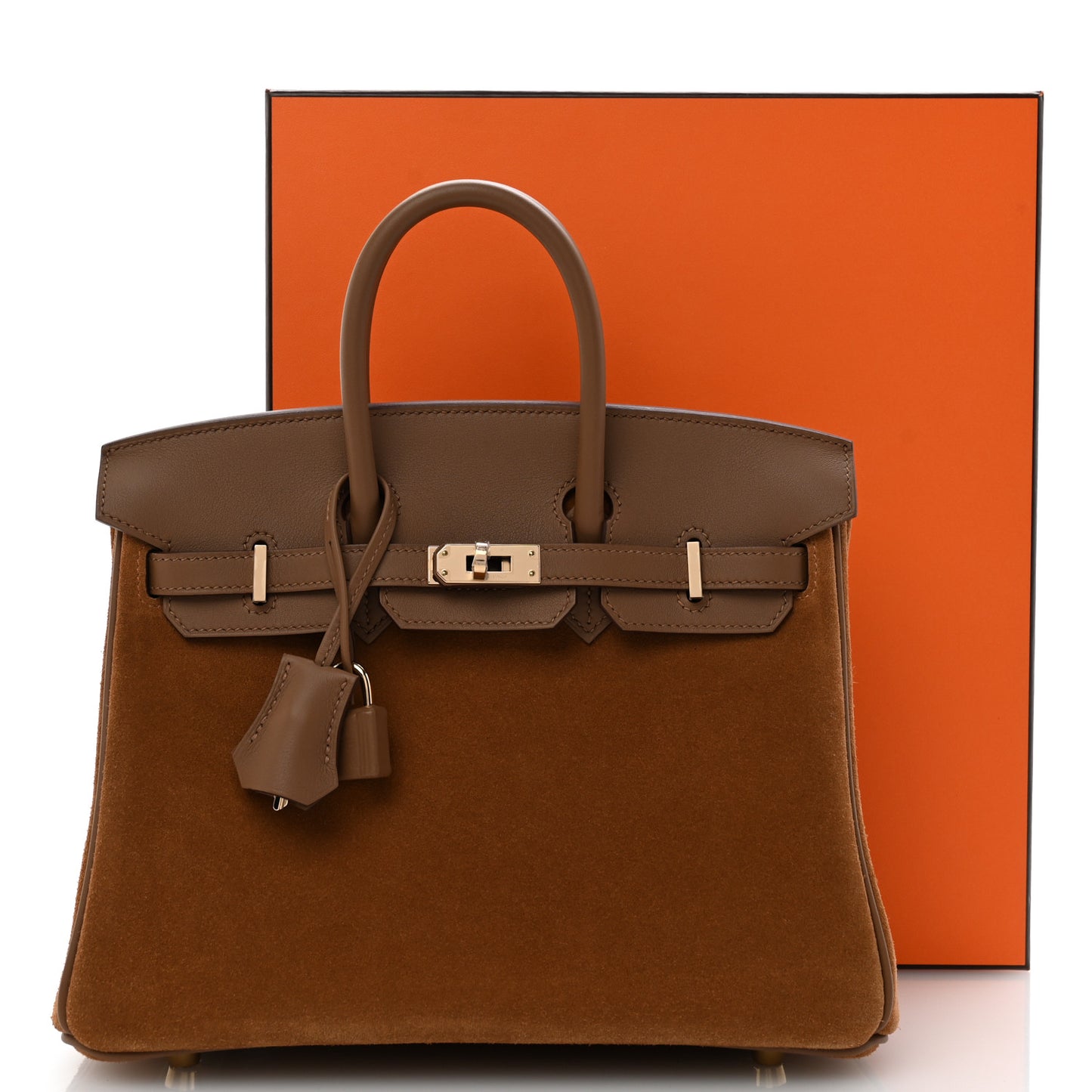 Veau Doblis Swift Grizzly Birkin 25 Alezan