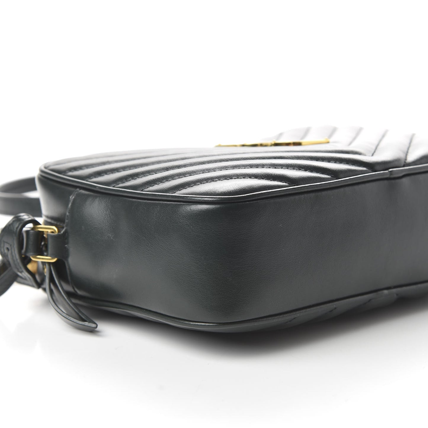 Calfskin Matelasse Monogram Lou Camera Bag Military Green