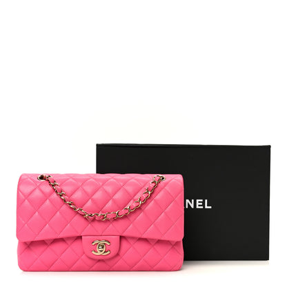 Chanel Caviar Quilted Medium Double Flap Pink 12 of 12