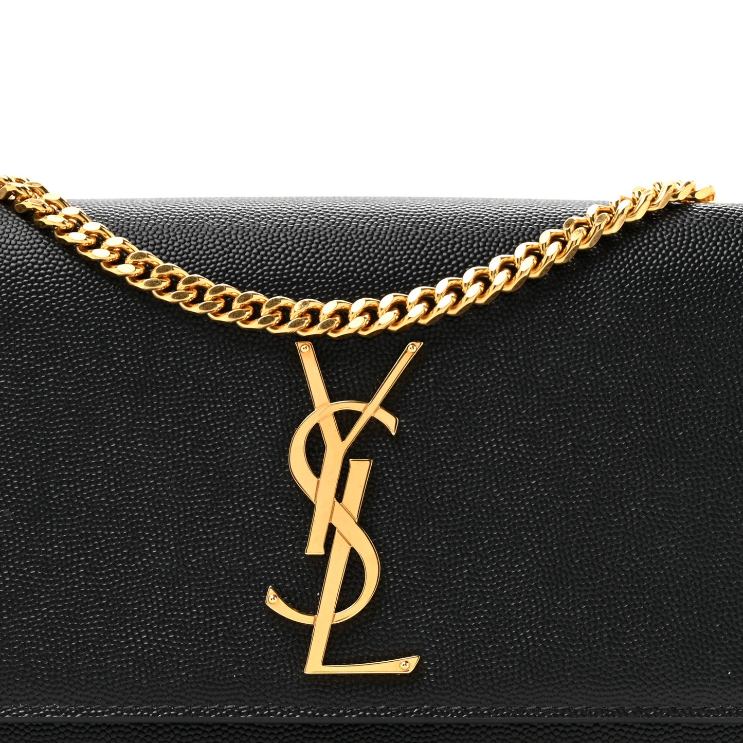 Grain De Poudre Small Monogram Kate Satchel Black