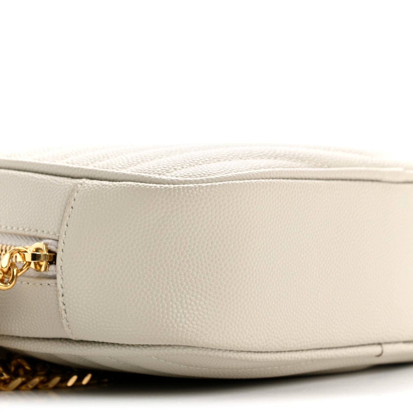 Grain De Poudre Matelasse Monogram Mini Lou Camera Bag Crema Soft
