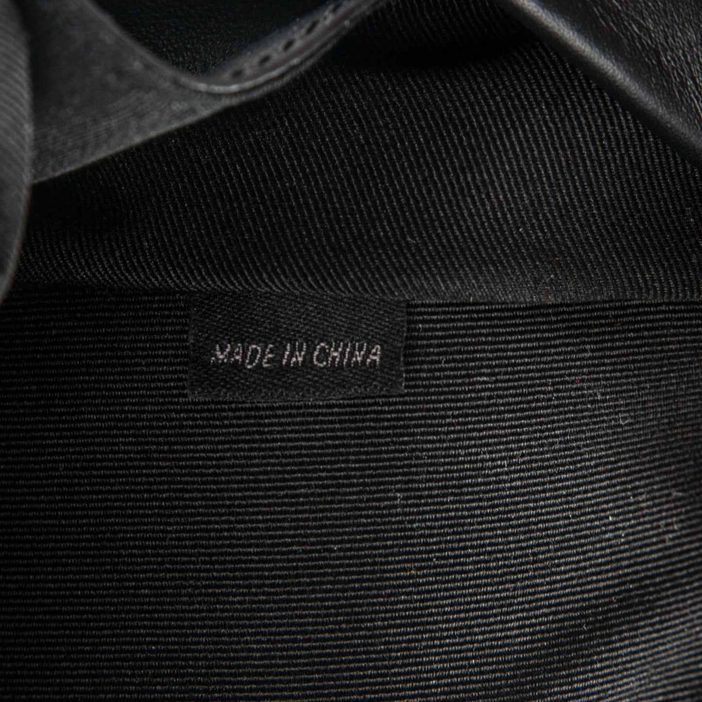 Lambskin Nylon Studded Backpack Black