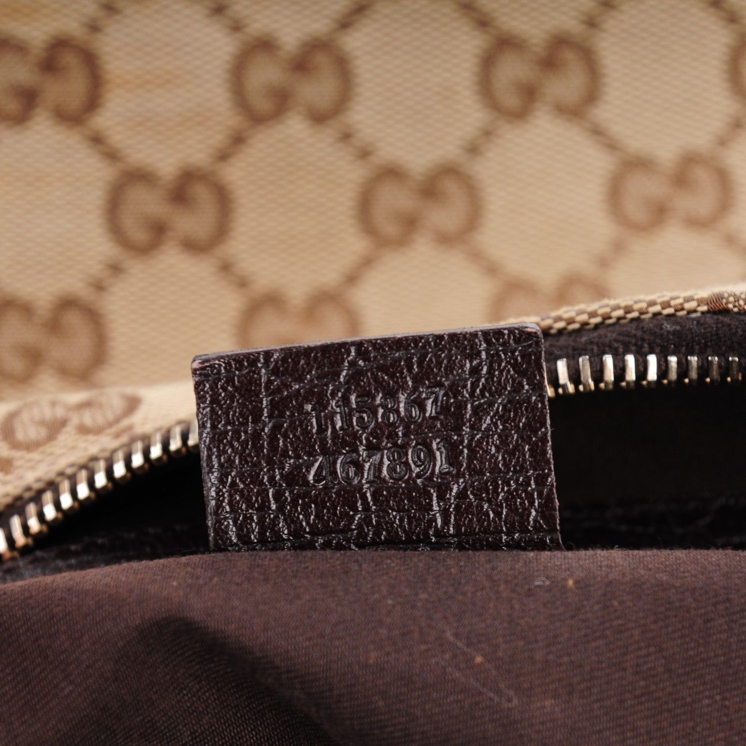 Gucci Monogram Medium Horsebit Chain Hobo Dark Brown 7 of 7