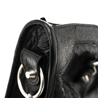 Balenciaga Agneau Arena Silver Hardware Small Le City Black 11 of 11