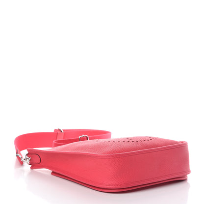Hermes Taurillon Clemence Evelyne III PM Rose Extreme 4 of 9