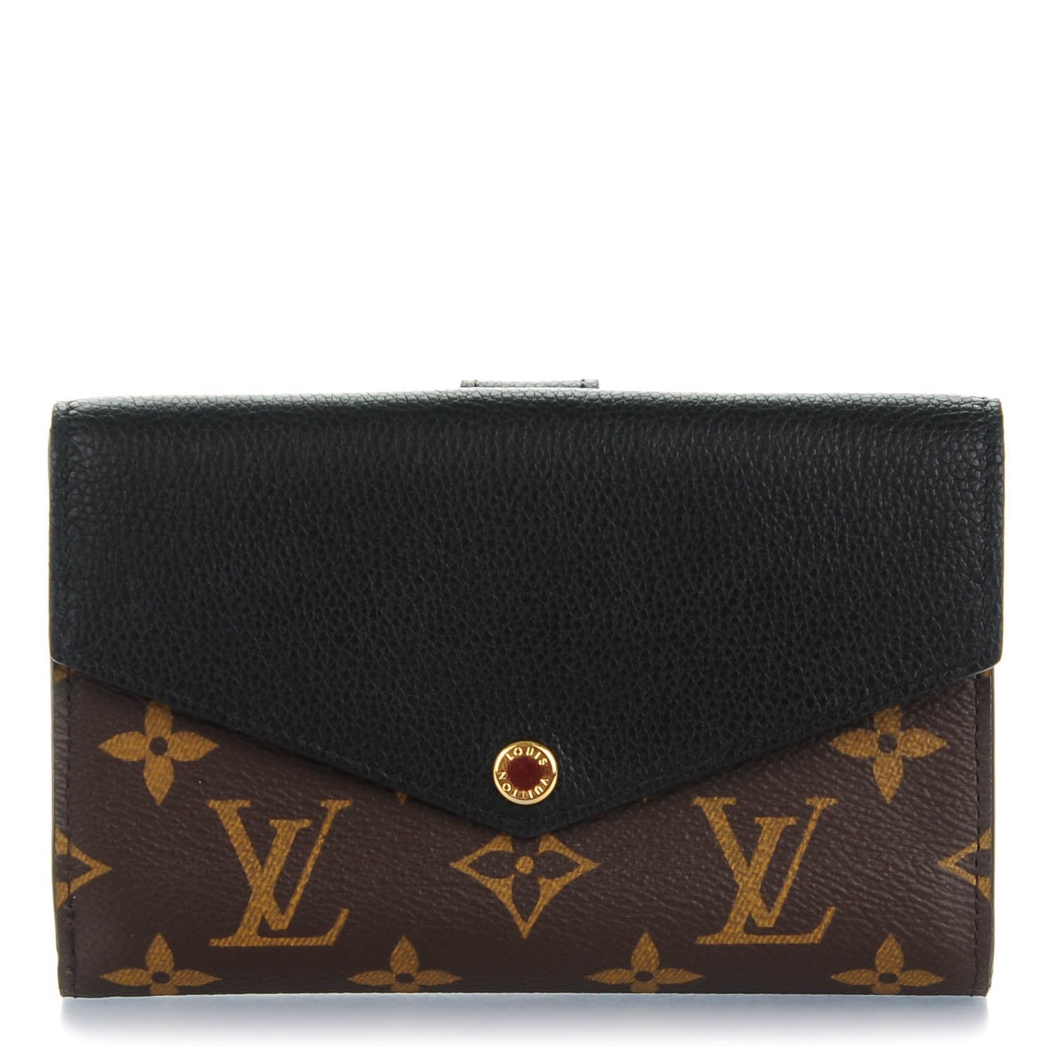 Louis Vuitton Monogram Pallas Compact Wallet Black 1 of 7