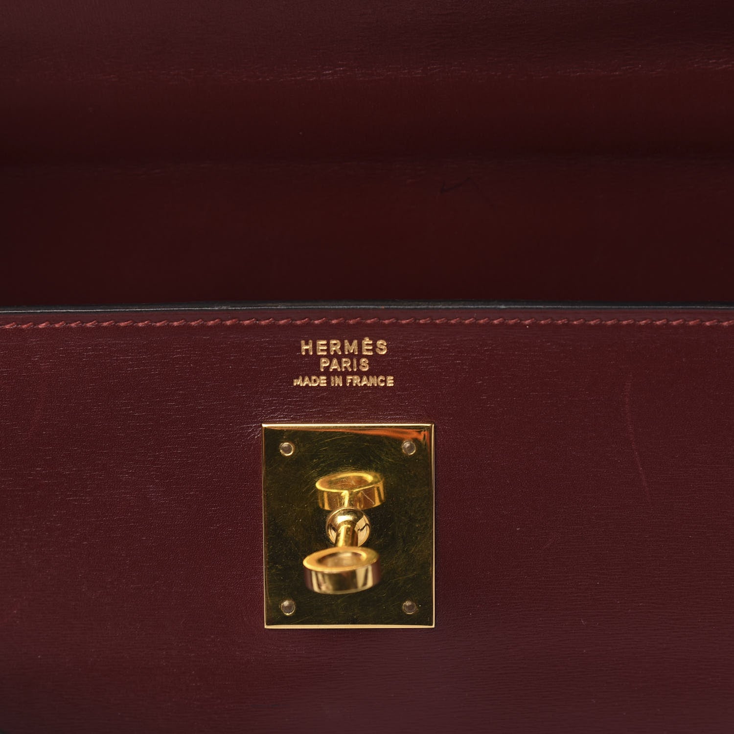 Hermes Box Kelly Retourne 32 Rouge H 5 of 14