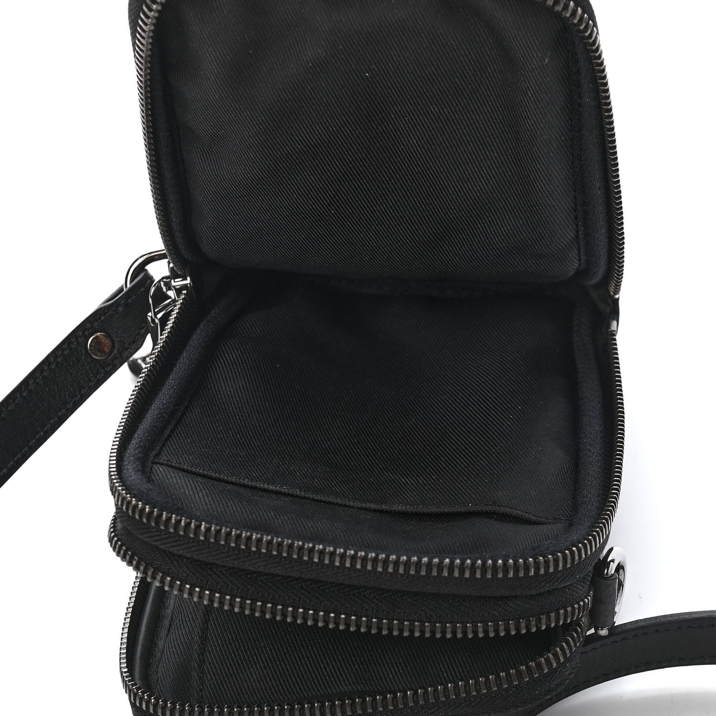 Monogram Eclipse Reverse Double Phone Pouch
