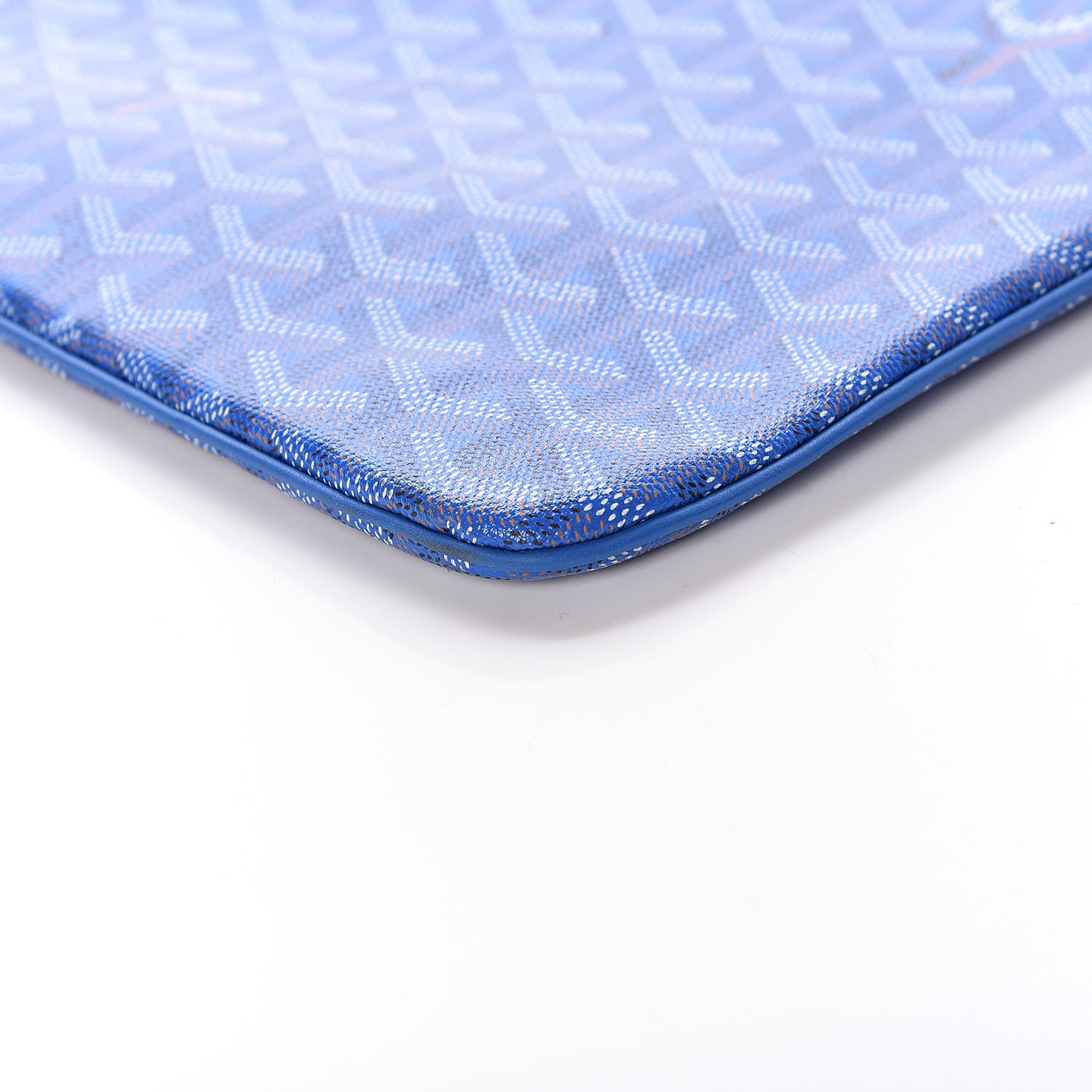 Goyard Goyardine Senat Pochette MM Sky Blue 8 of 9
