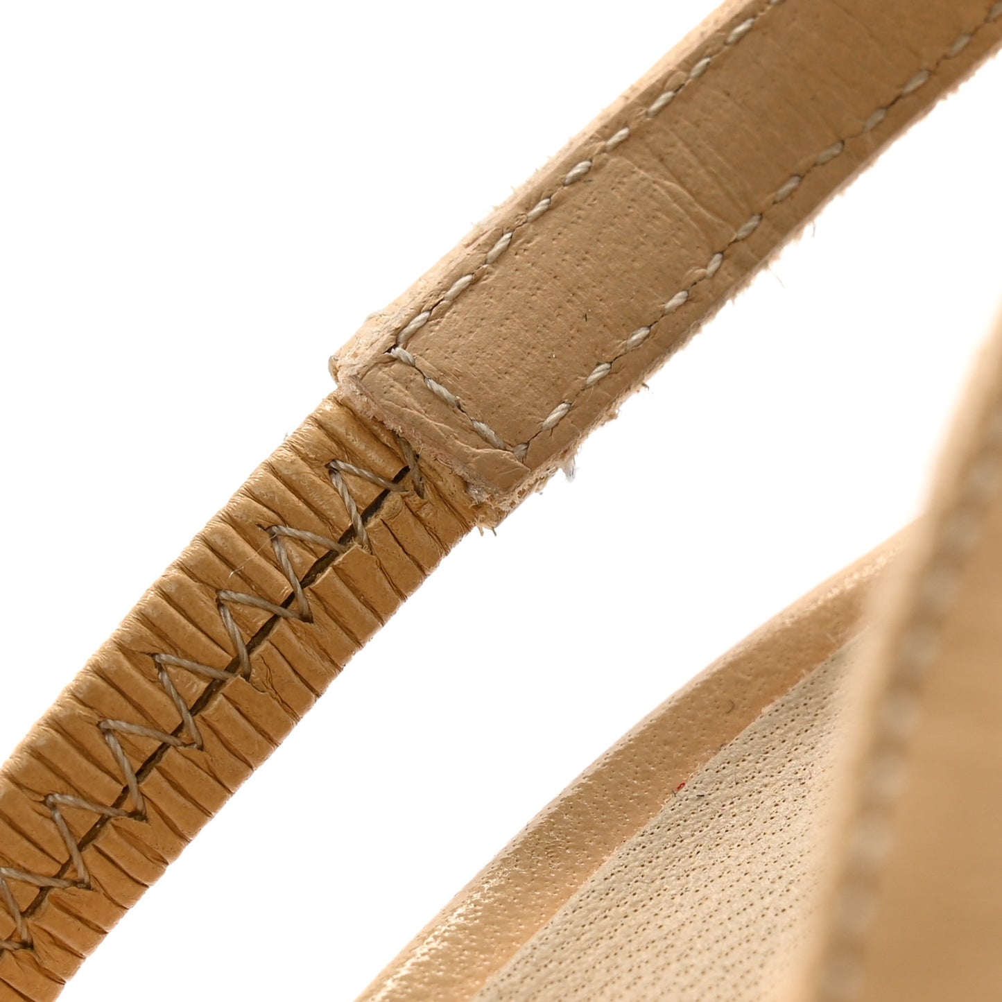 Goatskin Grosgrain Cap Toe CC Slingback Pumps 37 Beige Black