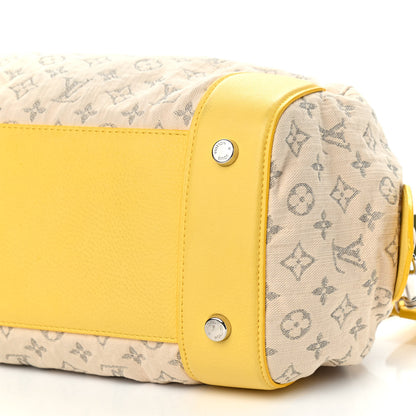 Louis Vuitton Monogram Denim Speedy Round Yellow 8 of 9