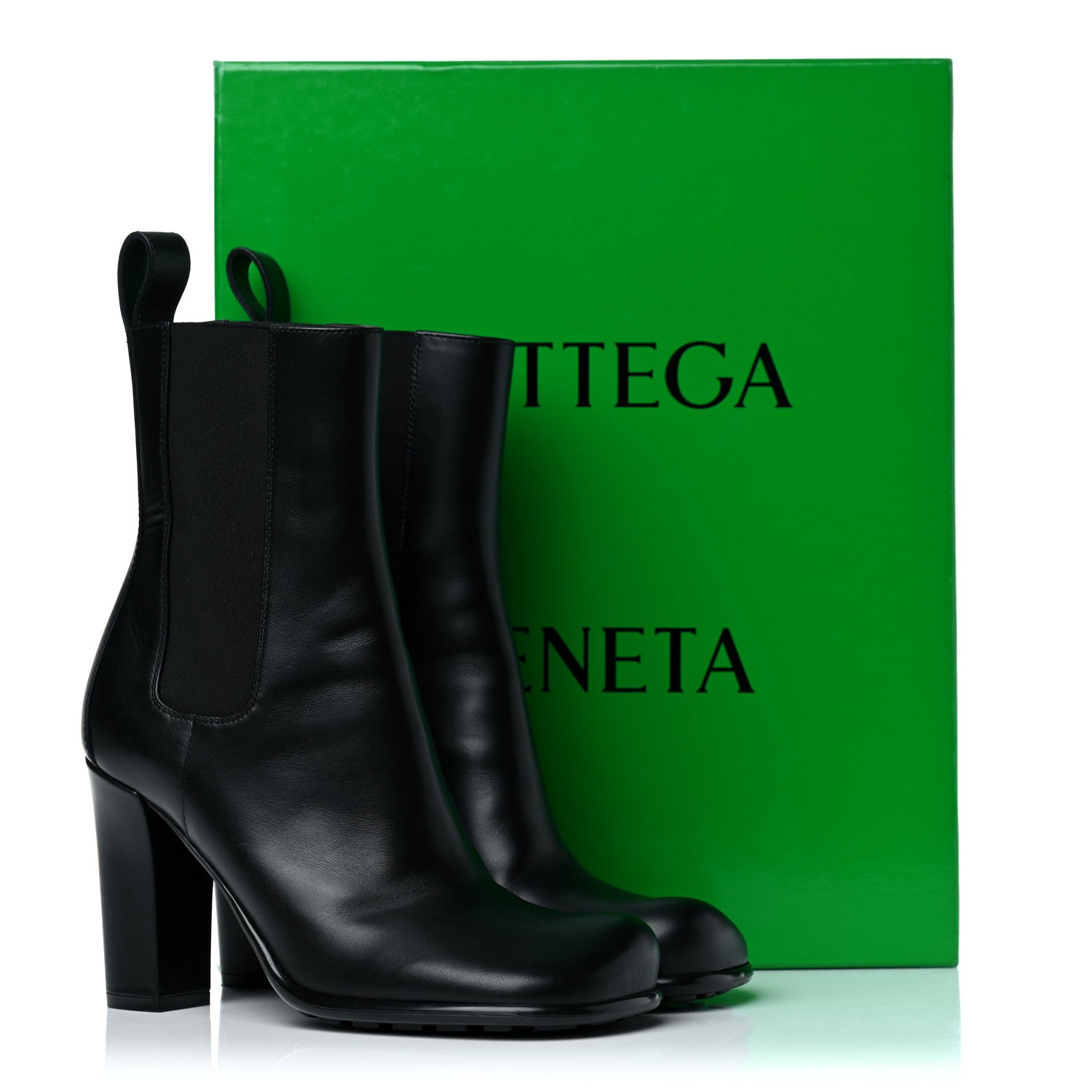 Bottega Veneta Calfskin Storm Chelsea Boots 38 Black 11 of 11
