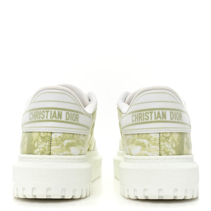 Christian Dior Technical Fabric Dior Addict Toile De Jouy Low Top Sneakers 35 Lime 4 of 9