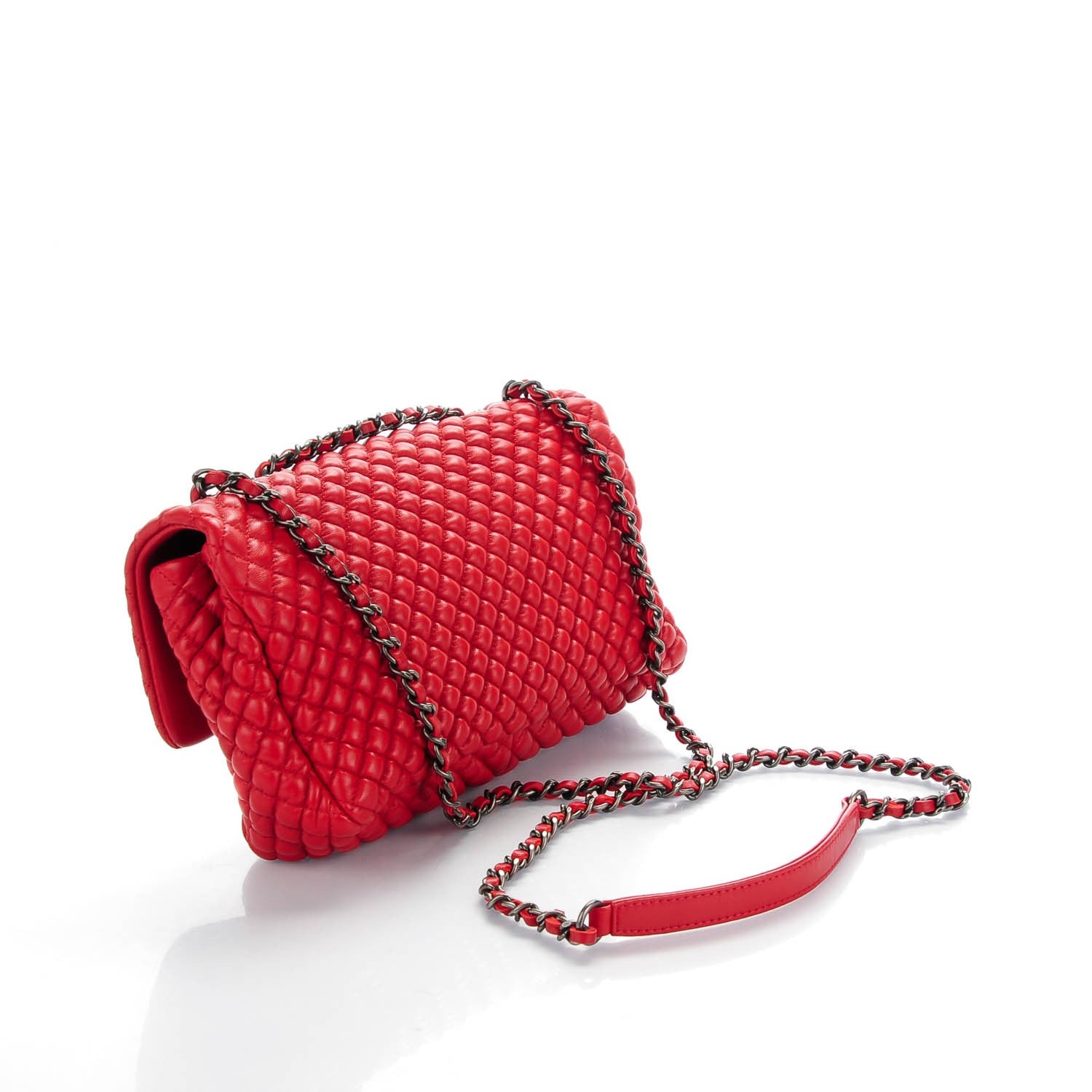 Chanel Lambskin Quilted Small Flap Red 3 of 8