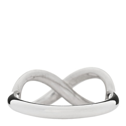 Tiffany Sterling Silver Infinity Ring 46 3.75 3 of 4