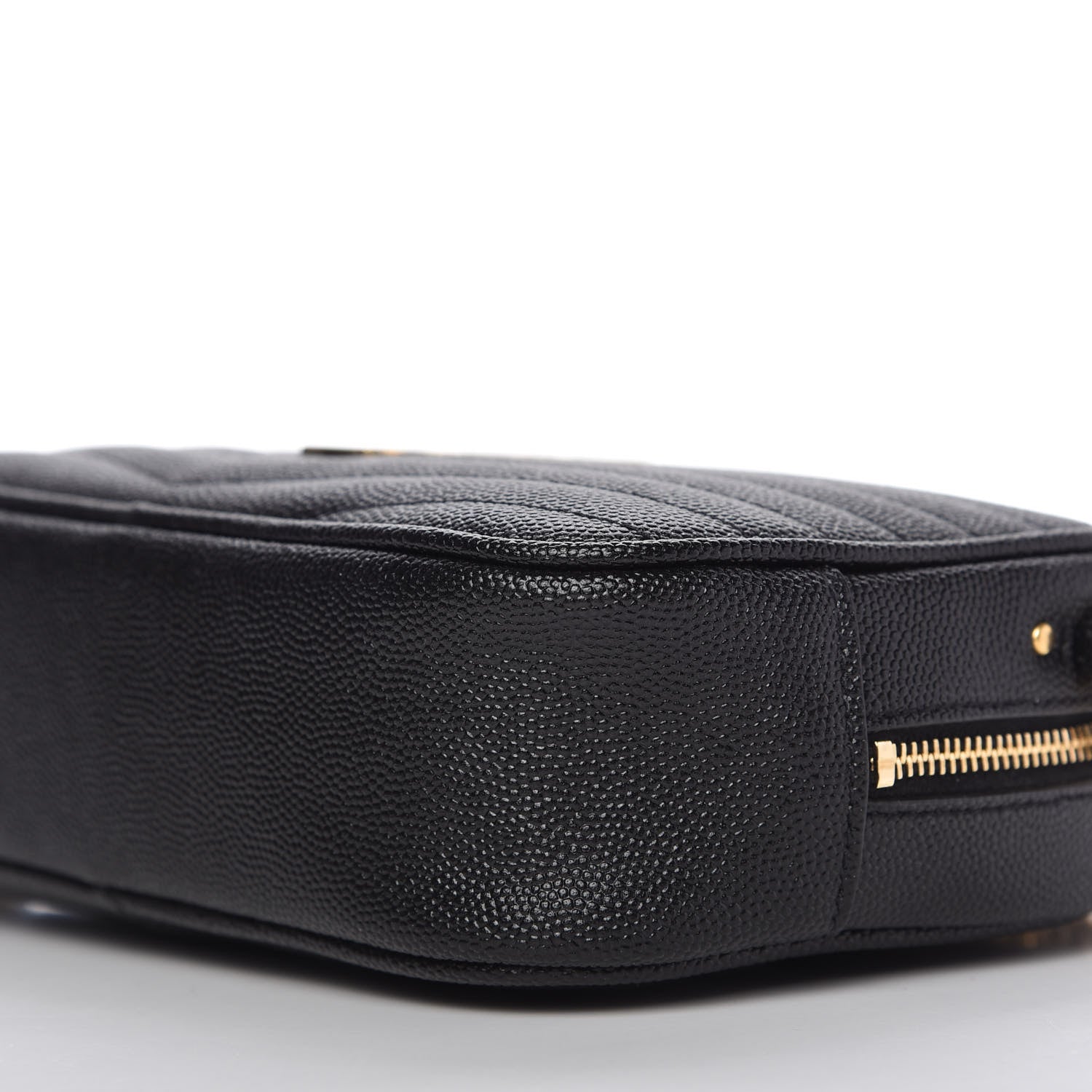 Saint Laurent Grain De Poudre Matelasse Monogram Mini Lou Camera Bag Black 7 of 10