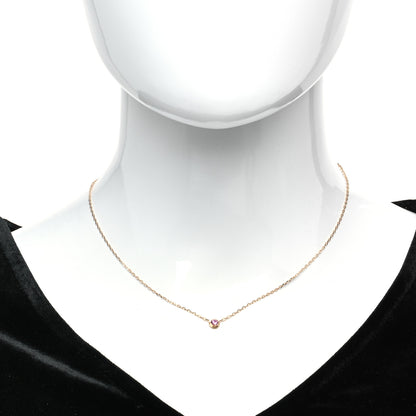 Cartier 18K Pink Gold Pink Sapphire D'Amour Pendant Necklace 2 of 5