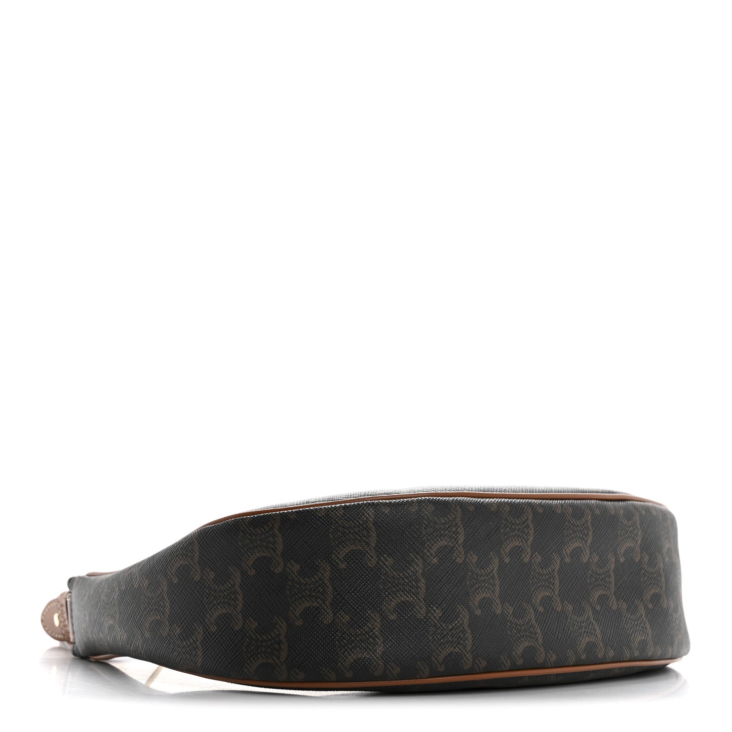 Triomphe Canvas Calfskin Ava Shoulder Bag Tan