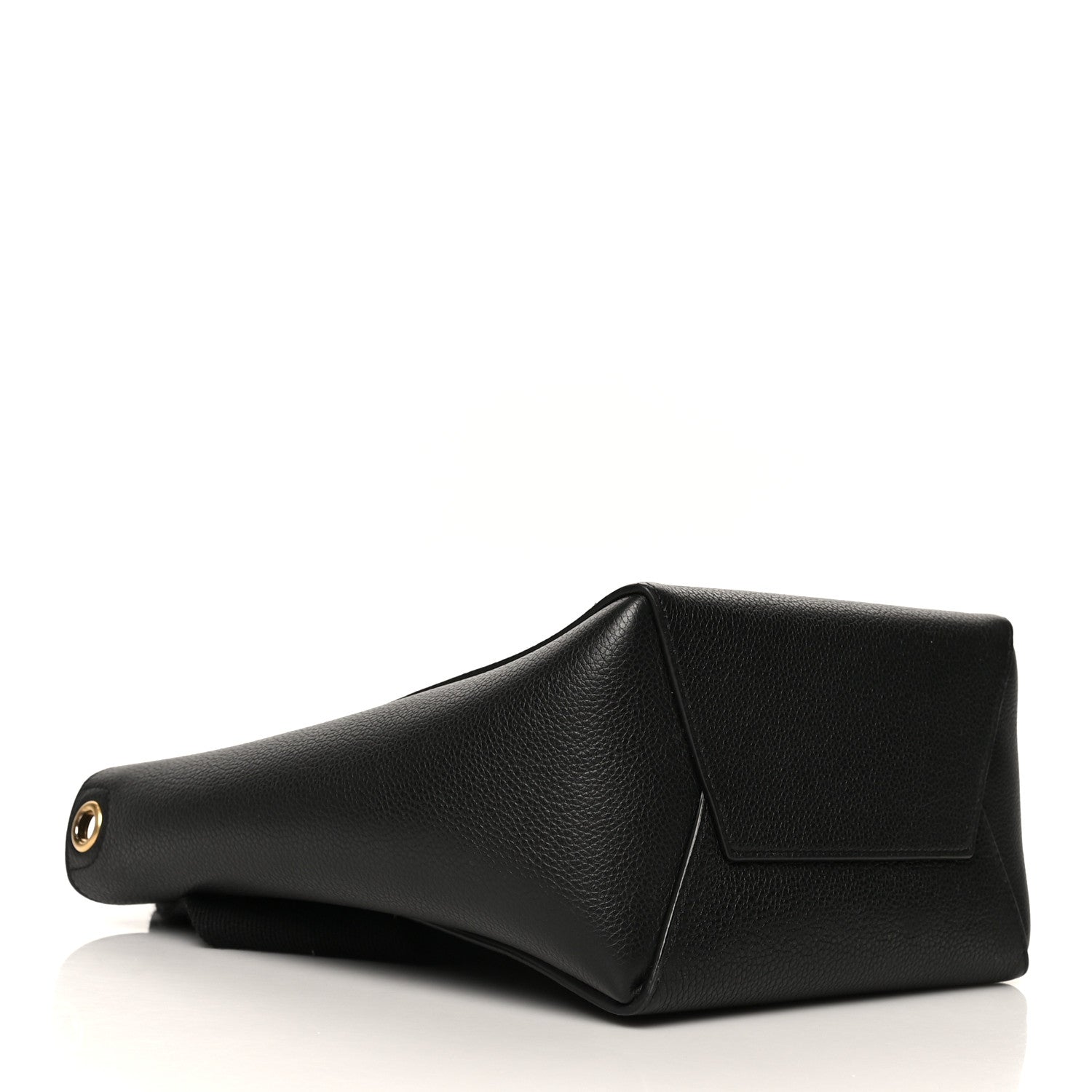 Celine Soft Grained Calfskin Small Sangle Bucket Bag Black 6 of 14