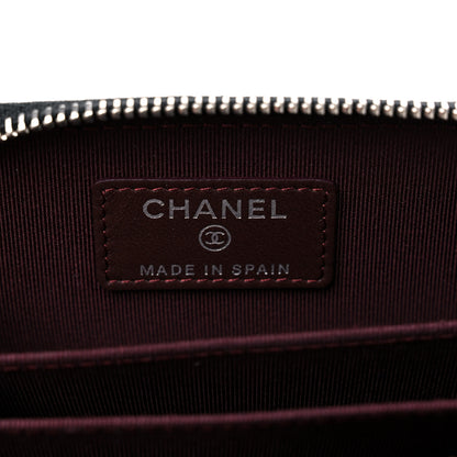 Chanel Lambskin Quilted Zip Coin Purse Black 6 of 10