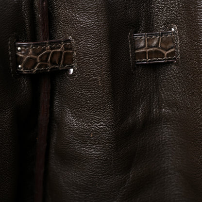 Hermes Matte Porosus Crocodile Birkin 35 12 of 14