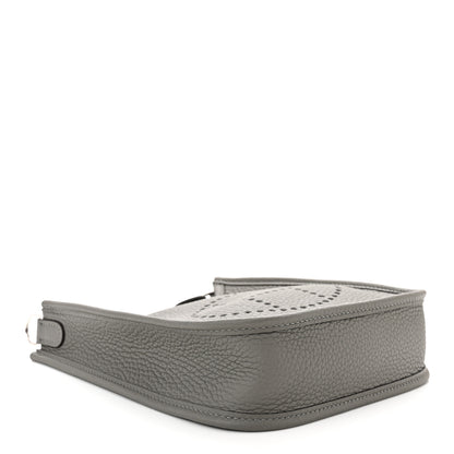 Hermes Taurillon Clemence Evelyne TPM Gris Meyer 4 of 11