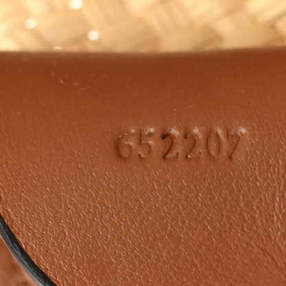 Loewe Calfskin Raffia Small Anagram Basket Tote Bag Natural Tan 7 of 12
