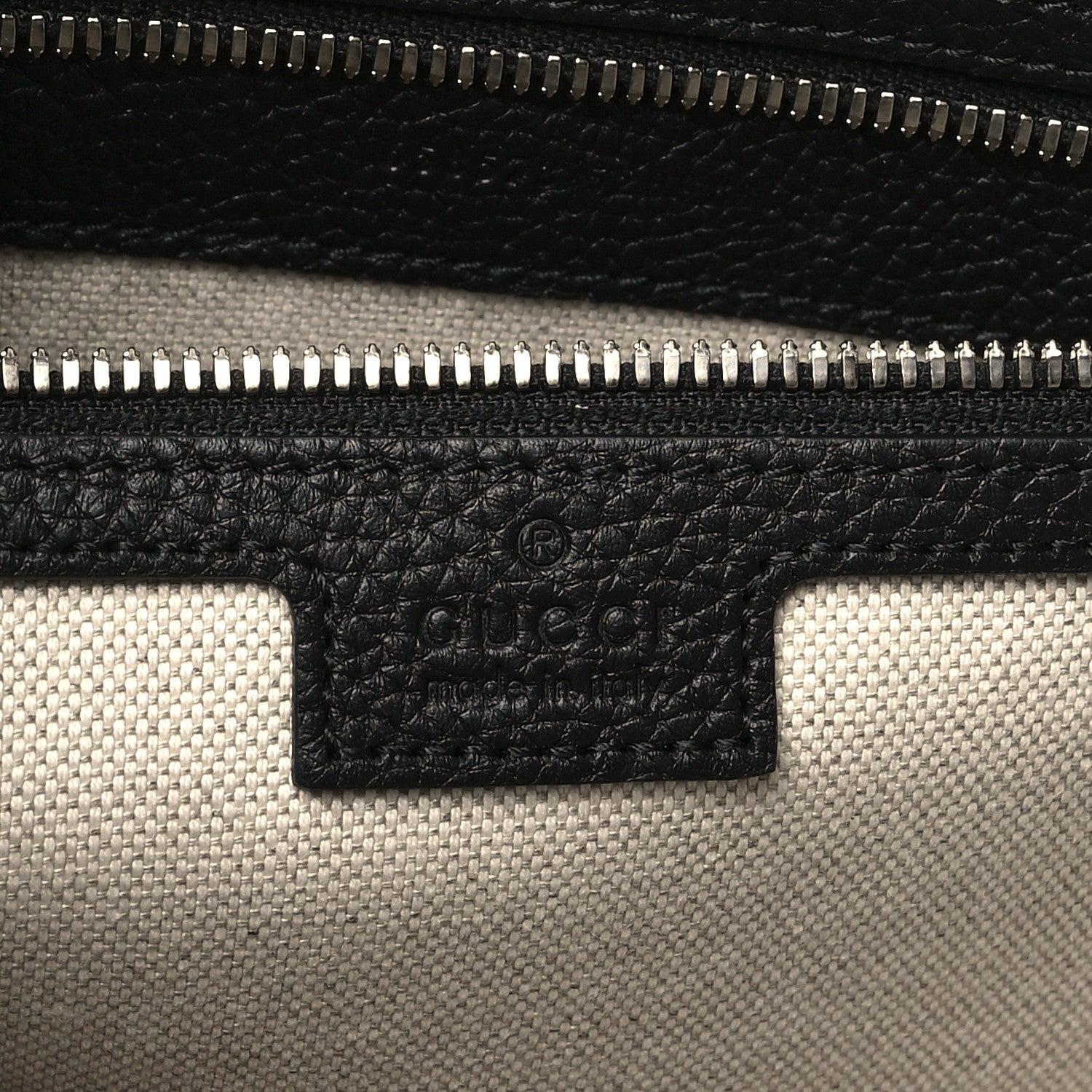 Gucci Piuma Calfskin Jumbo GG Embossed Briefcase Black 6 of 10