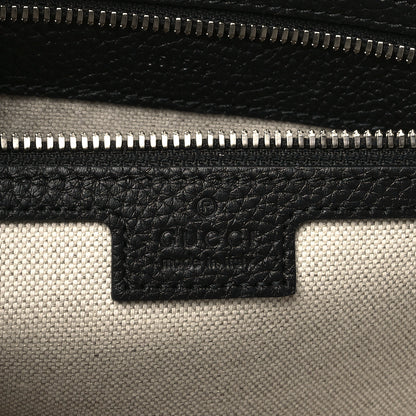 Gucci Piuma Calfskin Jumbo GG Embossed Briefcase Black 6 of 10