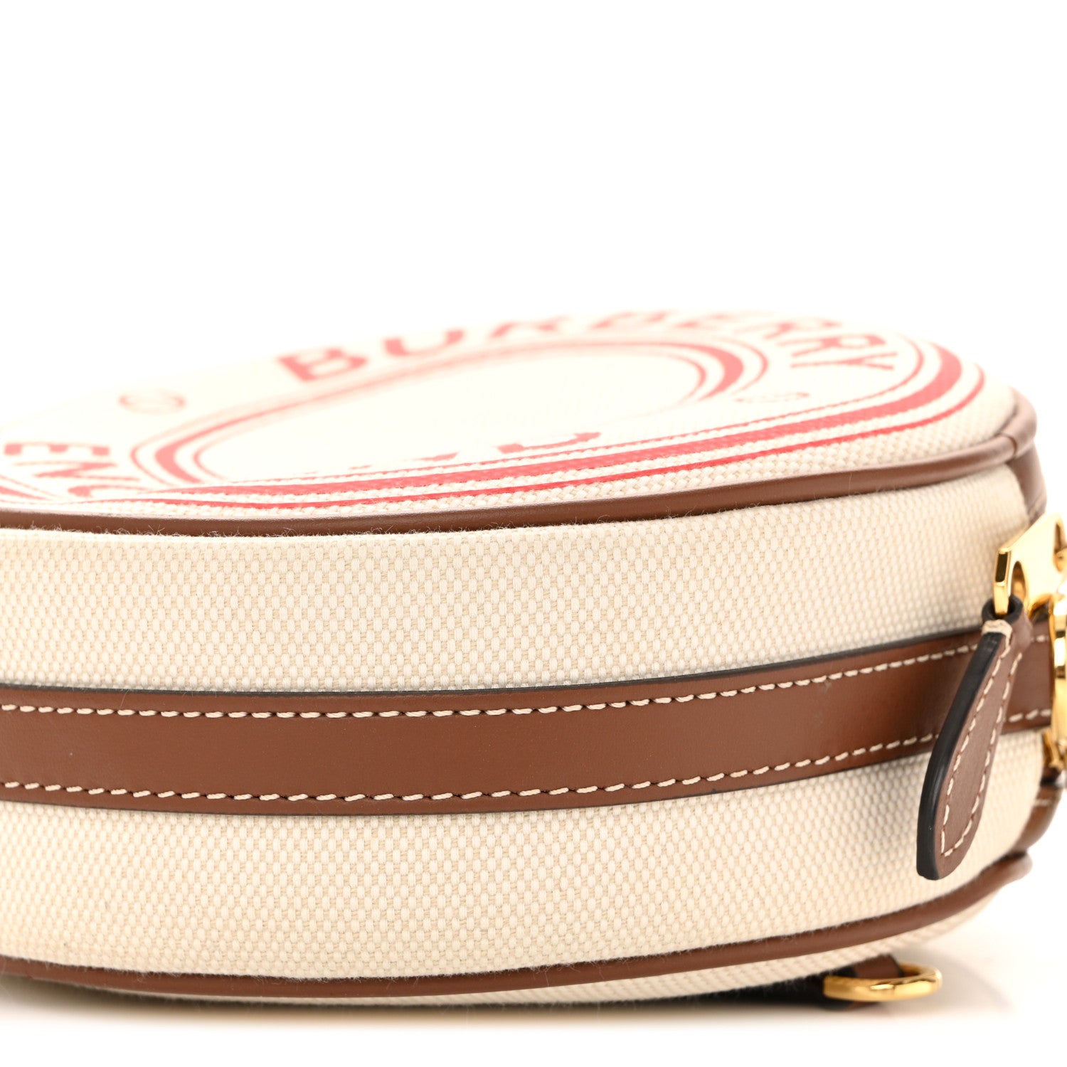 Burberry Canvas Calfskin Louise Bag Natural 10 of 13