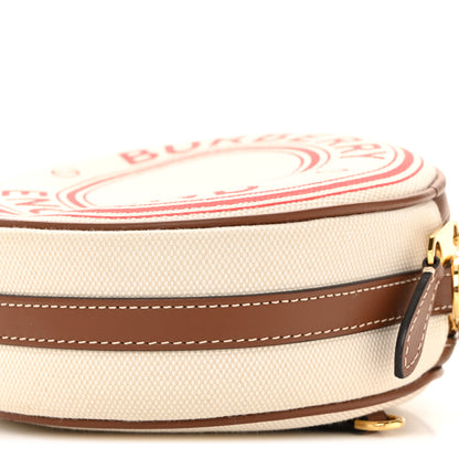 Burberry Canvas Calfskin Louise Bag Natural 10 of 13