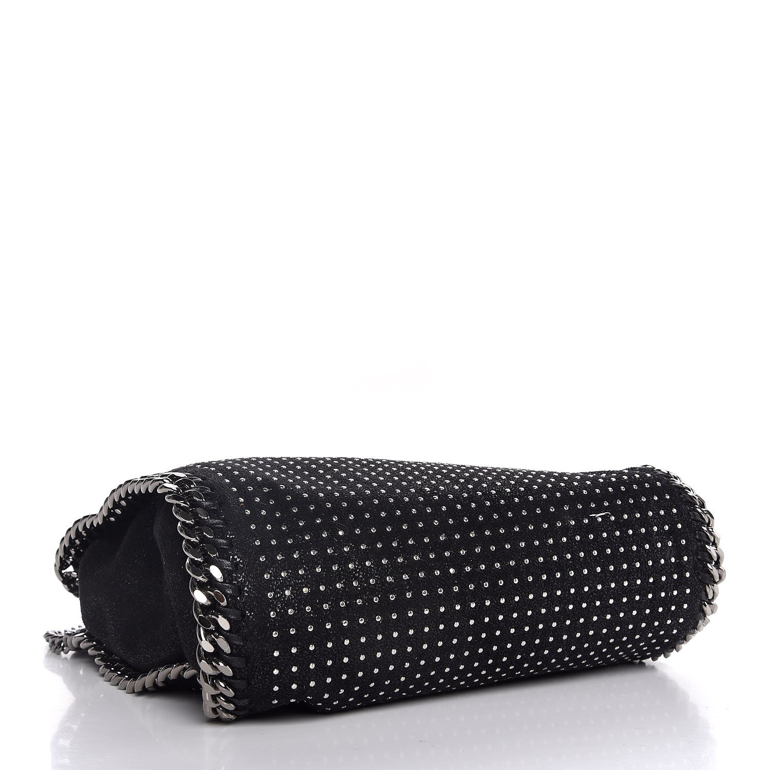 Stella McCartney Shaggy Deer All Over Studs Mini Falabella Tote Black 5 of 10