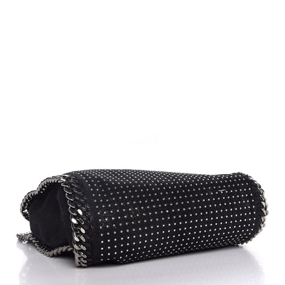 Stella McCartney Shaggy Deer All Over Studs Mini Falabella Tote Black 5 of 10