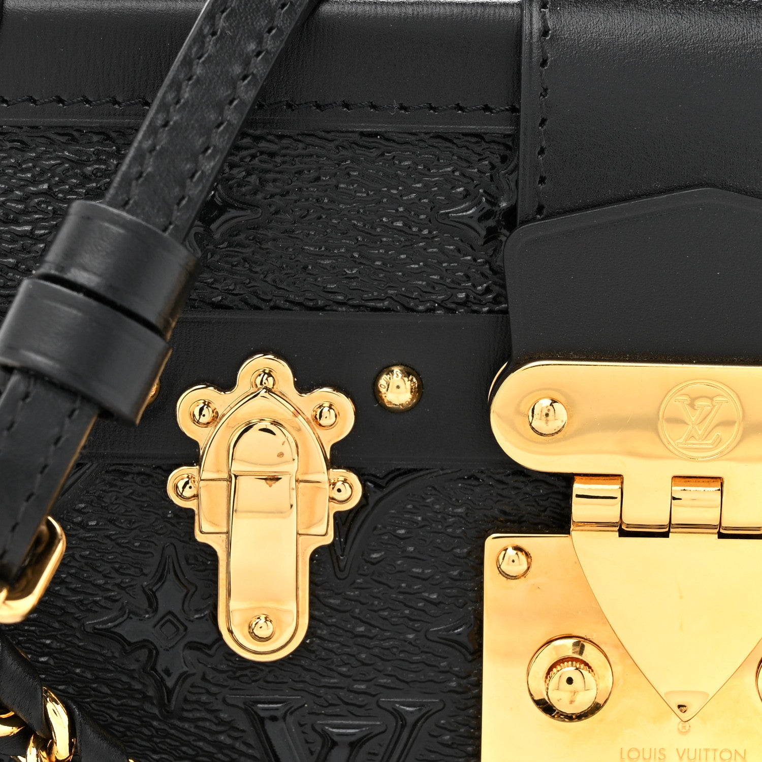 Louis Vuitton Midnight Canvas Petite Malle Black 8 of 12