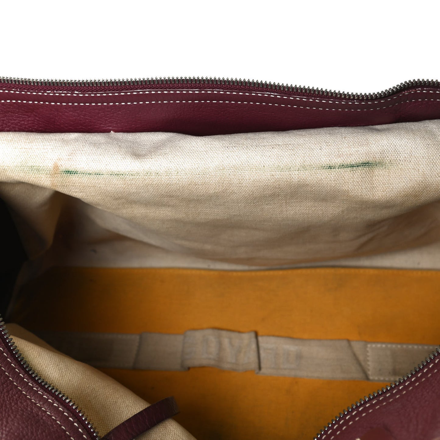 Goyardine Sac Hardy Pet Carrier PM Burgundy